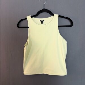 Express Women's Light Yellow Tank Top